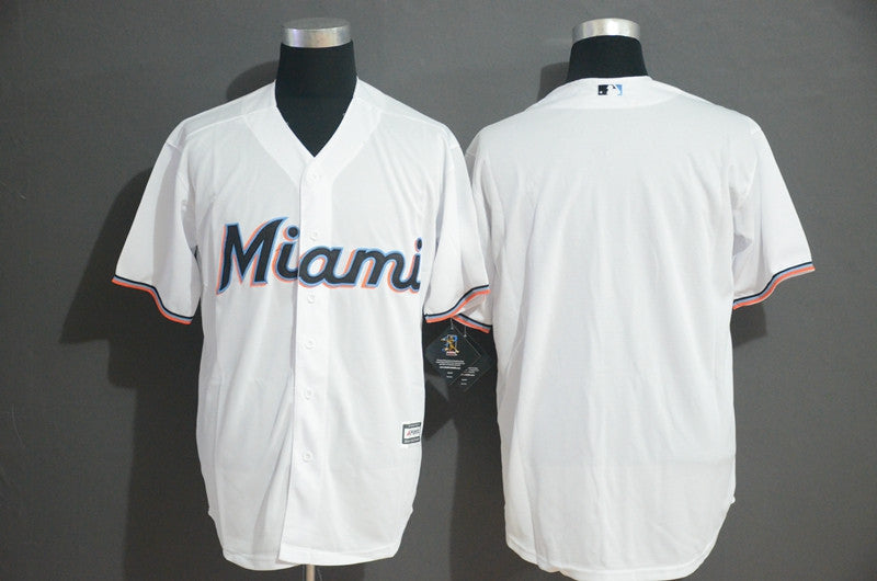 Custom Miami Marlins white jersey