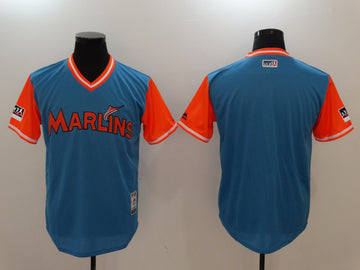 Miami Marlins blue Authentic jersey