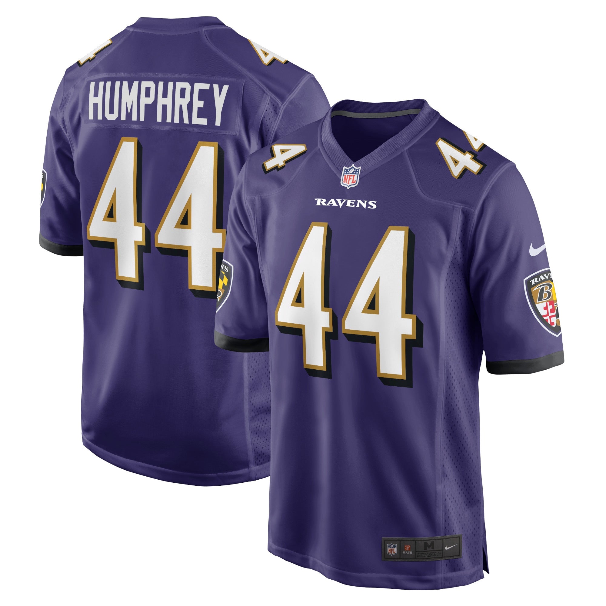 Marlon Humphrey Baltimore Ravens purple Game jersey
