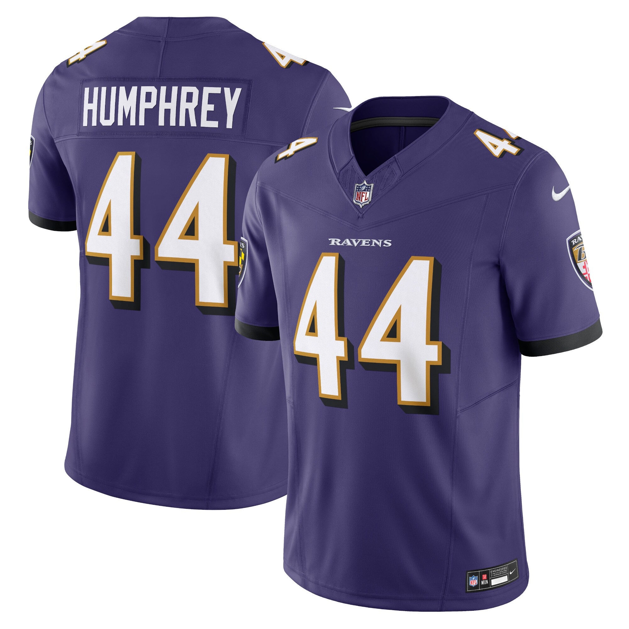 Marlon Humphrey Baltimore Ravens purple Vapor jersey