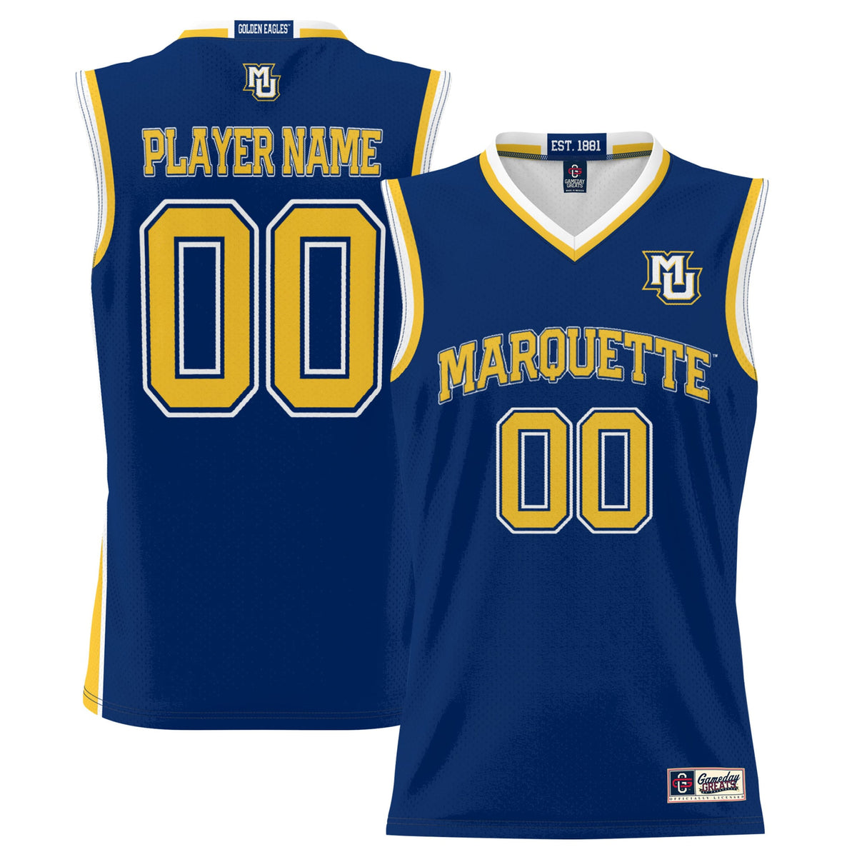 Marquette Golden Eagles navy jersey