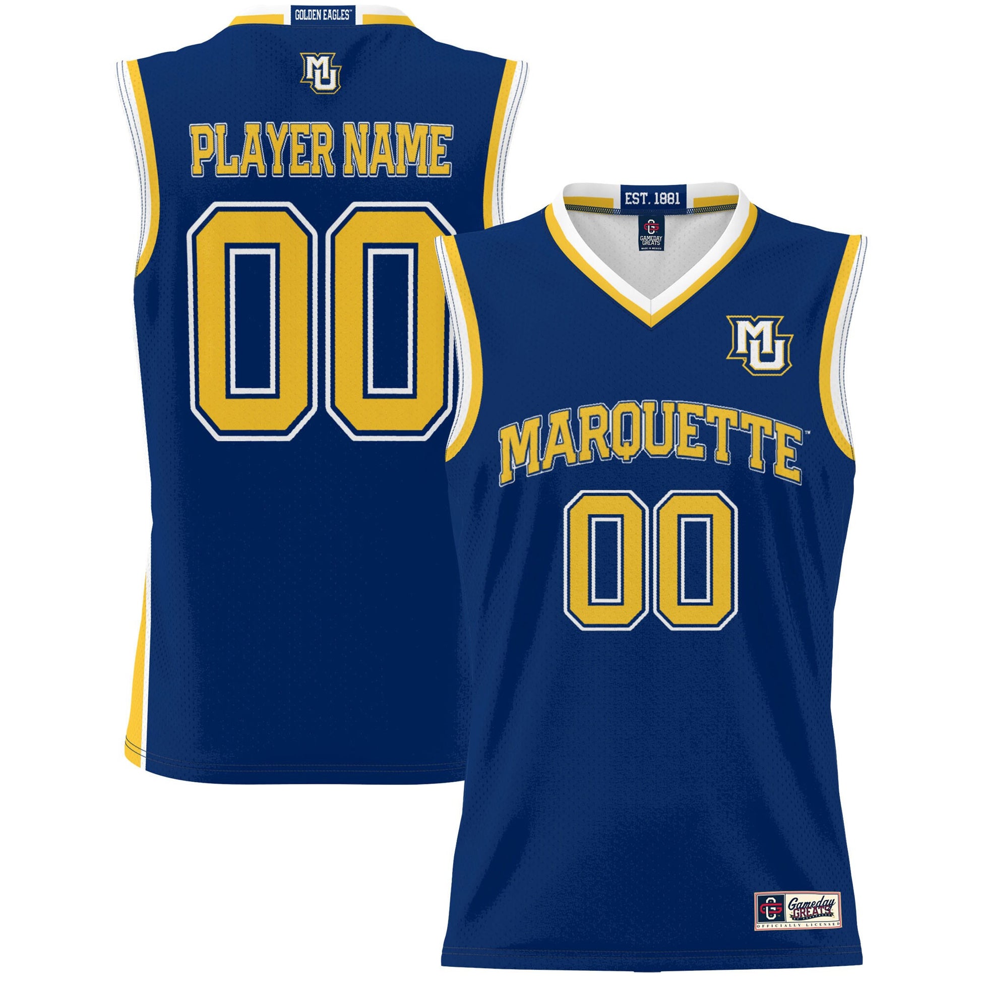 Marquette Golden Eagles navy jersey