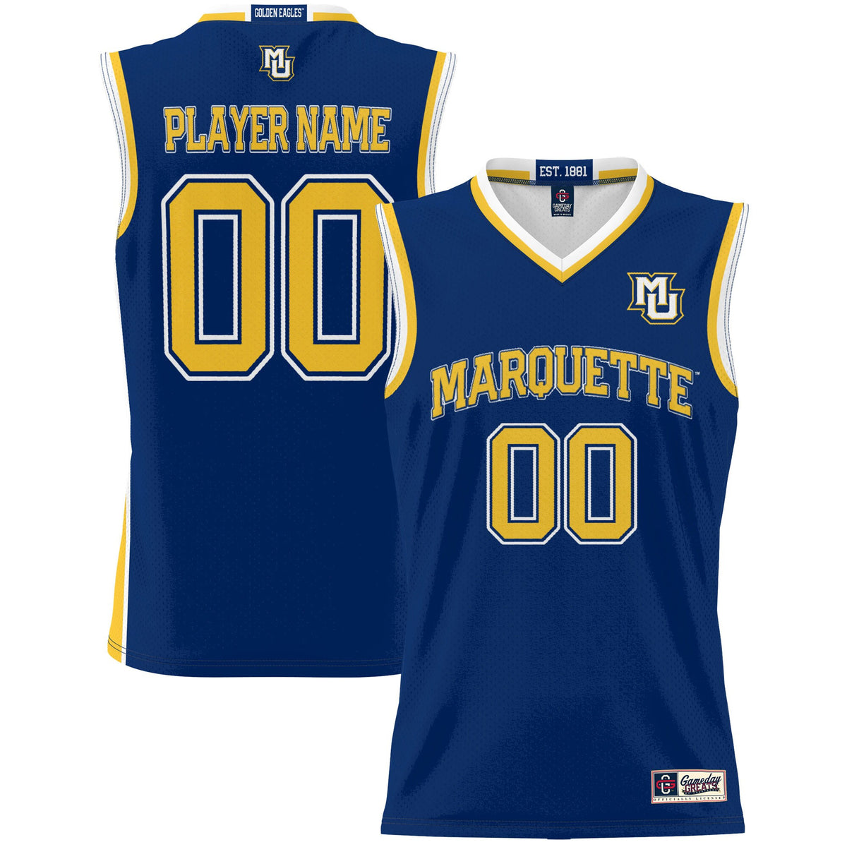 Marquette Golden Eagles navy jersey