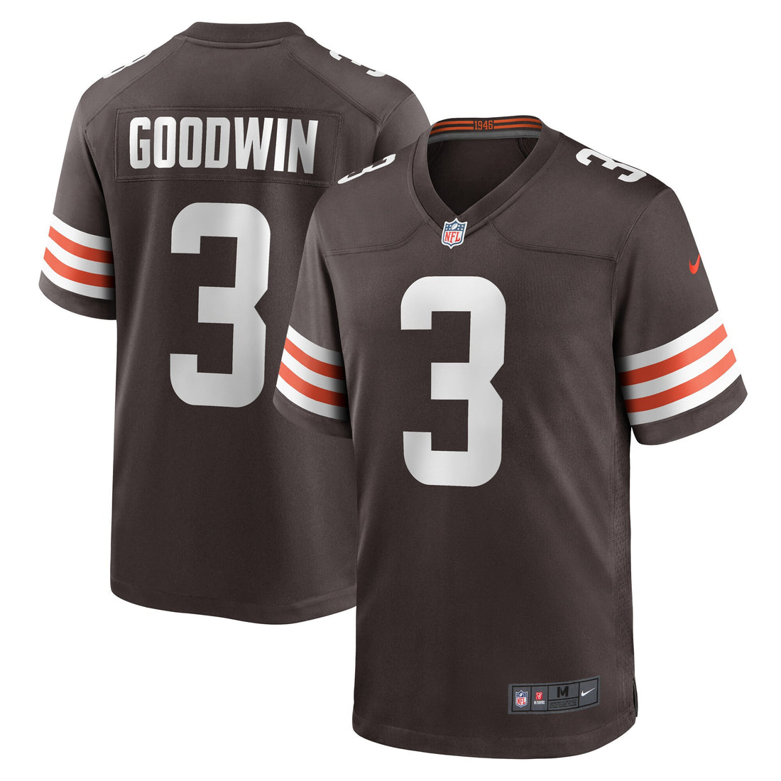 Marquise Goodwin Cleveland Browns brown jersey