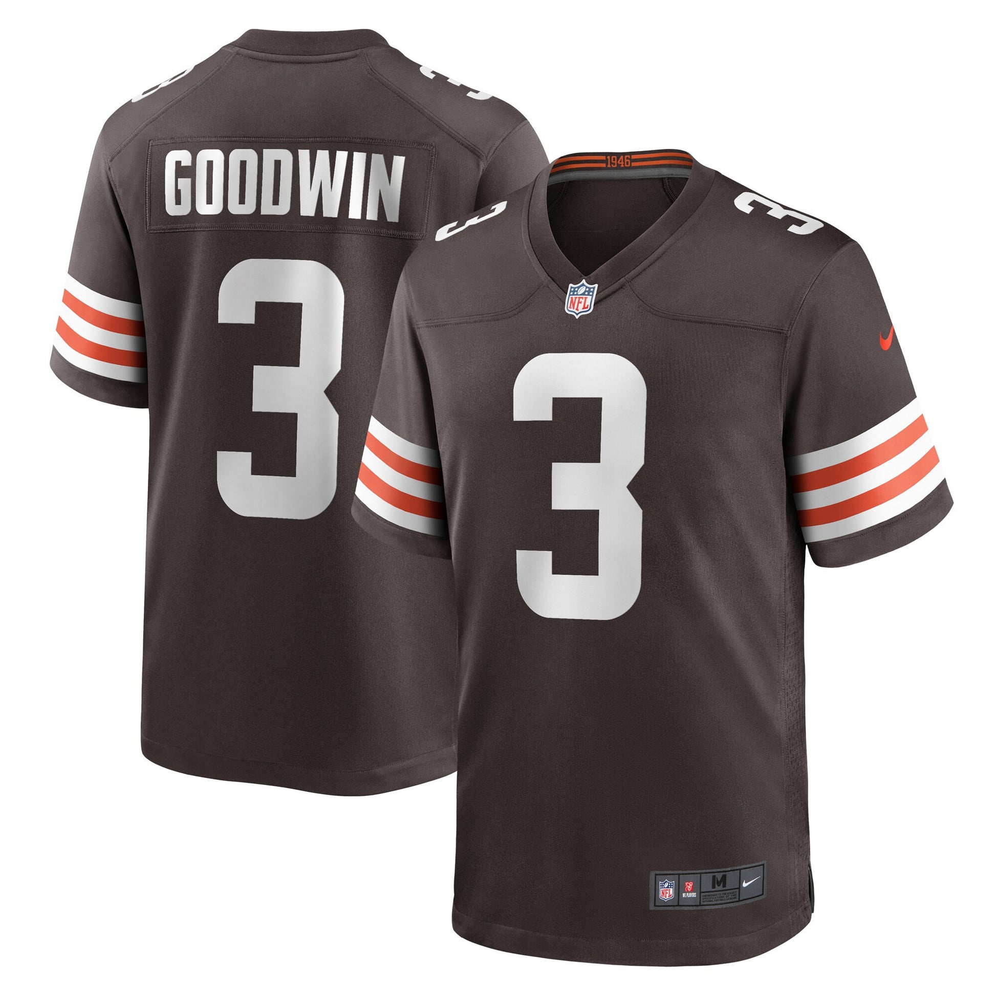 Marquise Goodwin Cleveland Browns brown jersey