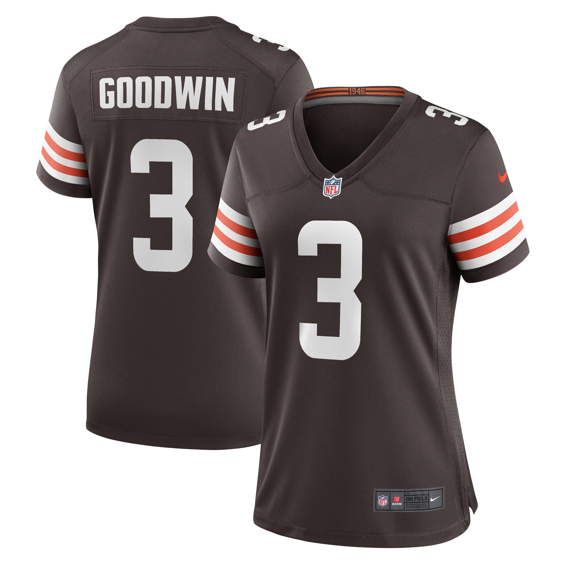 Marquise Goodwin Cleveland Browns brown jersey