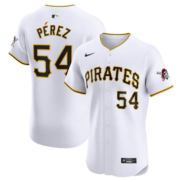 Martin Perez Pittsburgh Pirates white Elite jersey