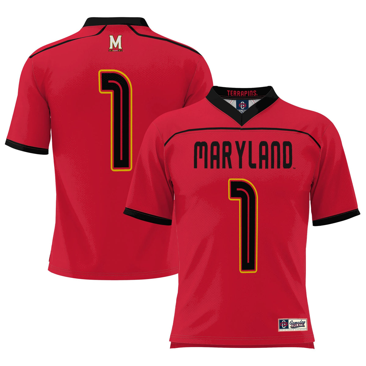 Lacrosse Maryland Terrapins red jersey