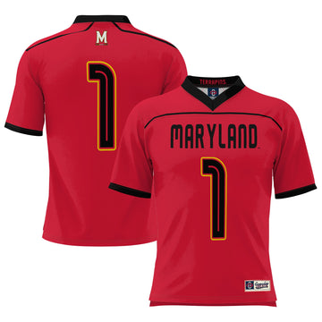 Lacrosse Maryland Terrapins red jersey