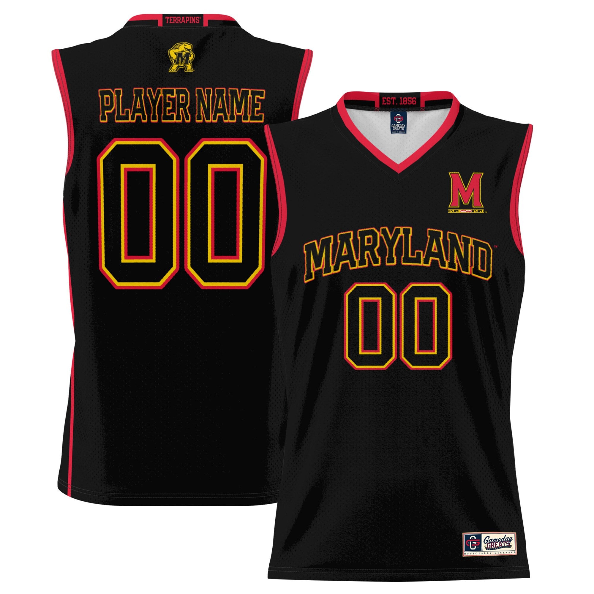 Maryland Terrapins black jersey