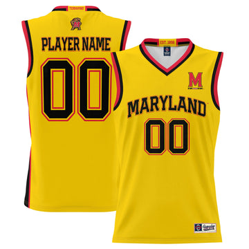 Maryland Terrapins gold jersey