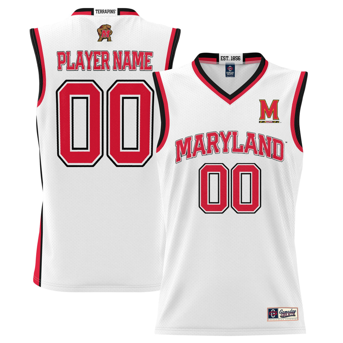 Maryland Terrapins white jersey
