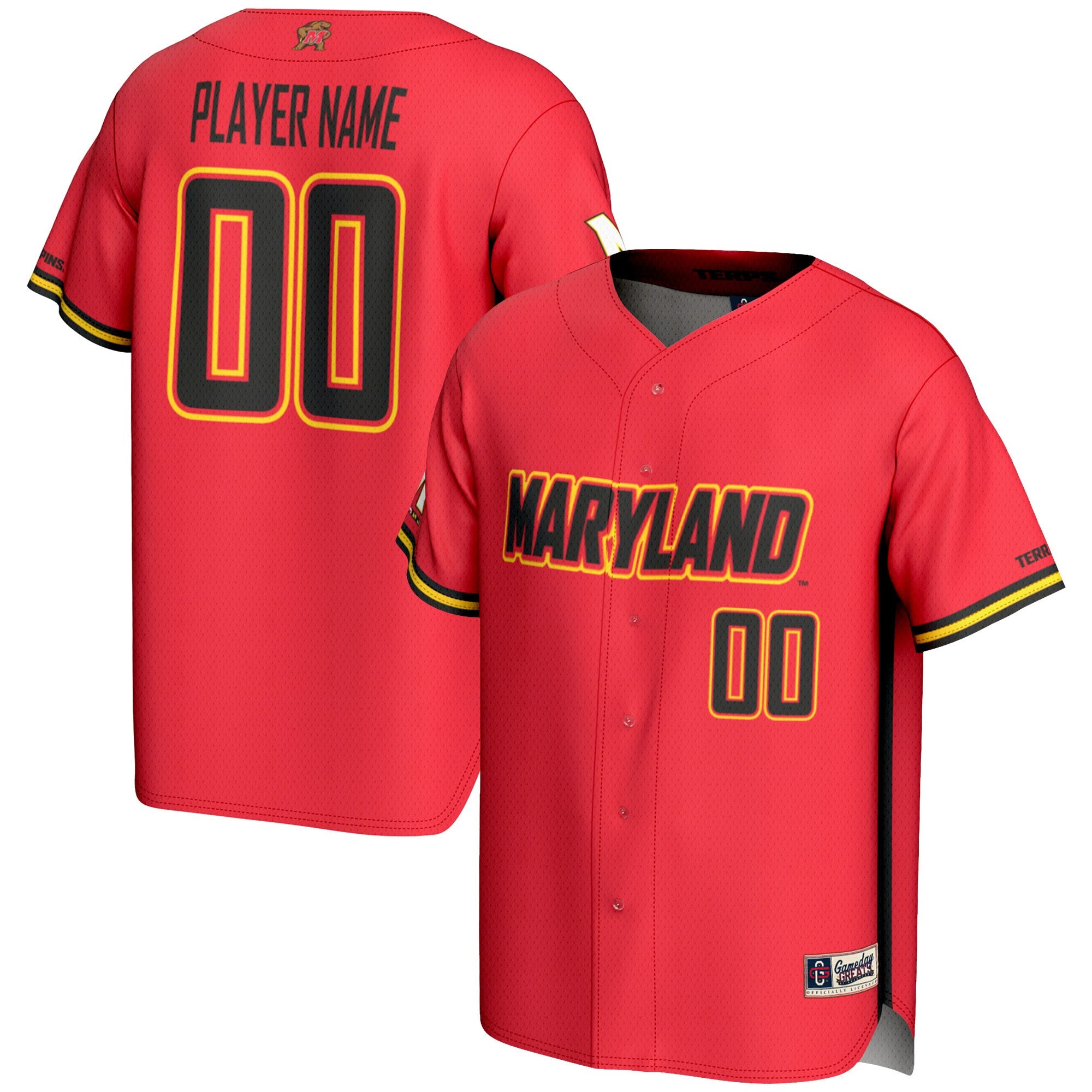Maryland Terrapins red jersey