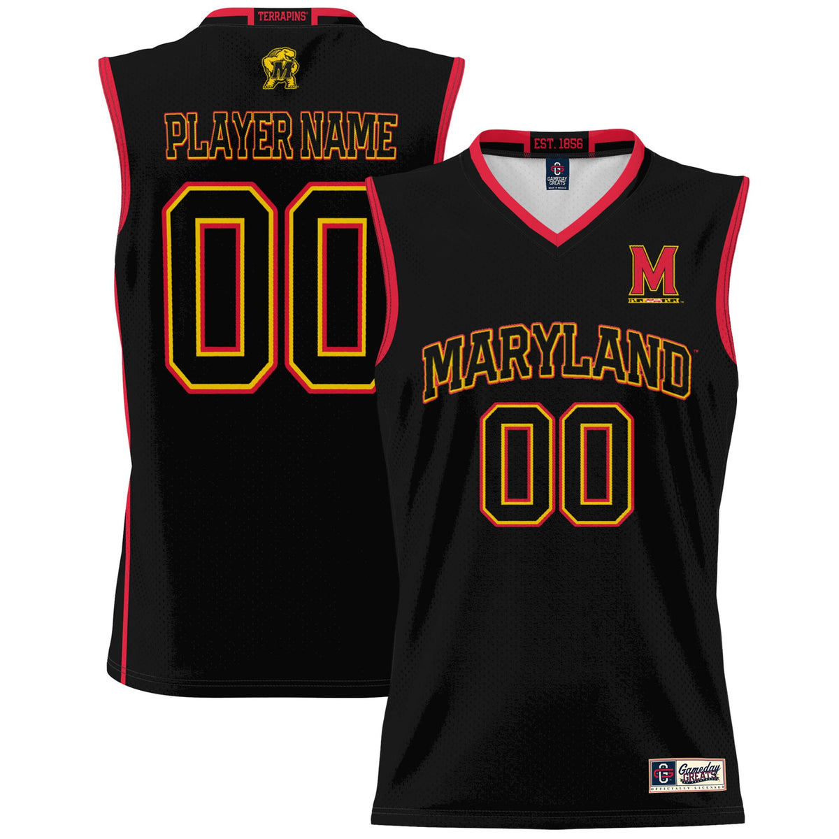 Maryland Terrapins black jersey