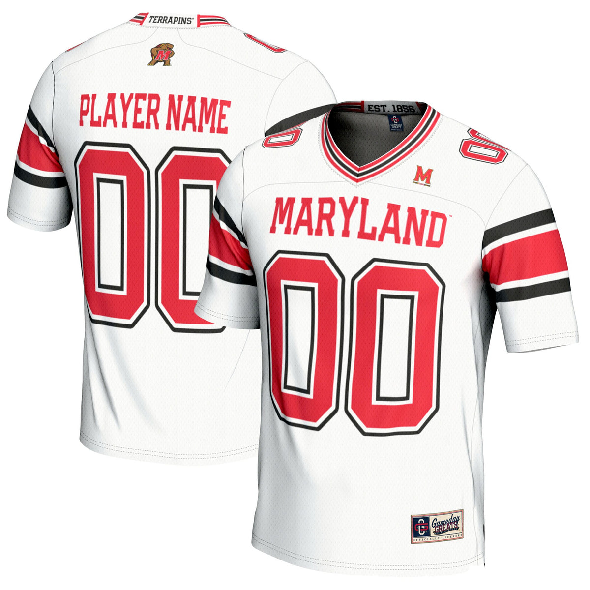 Maryland Terrapins white jersey