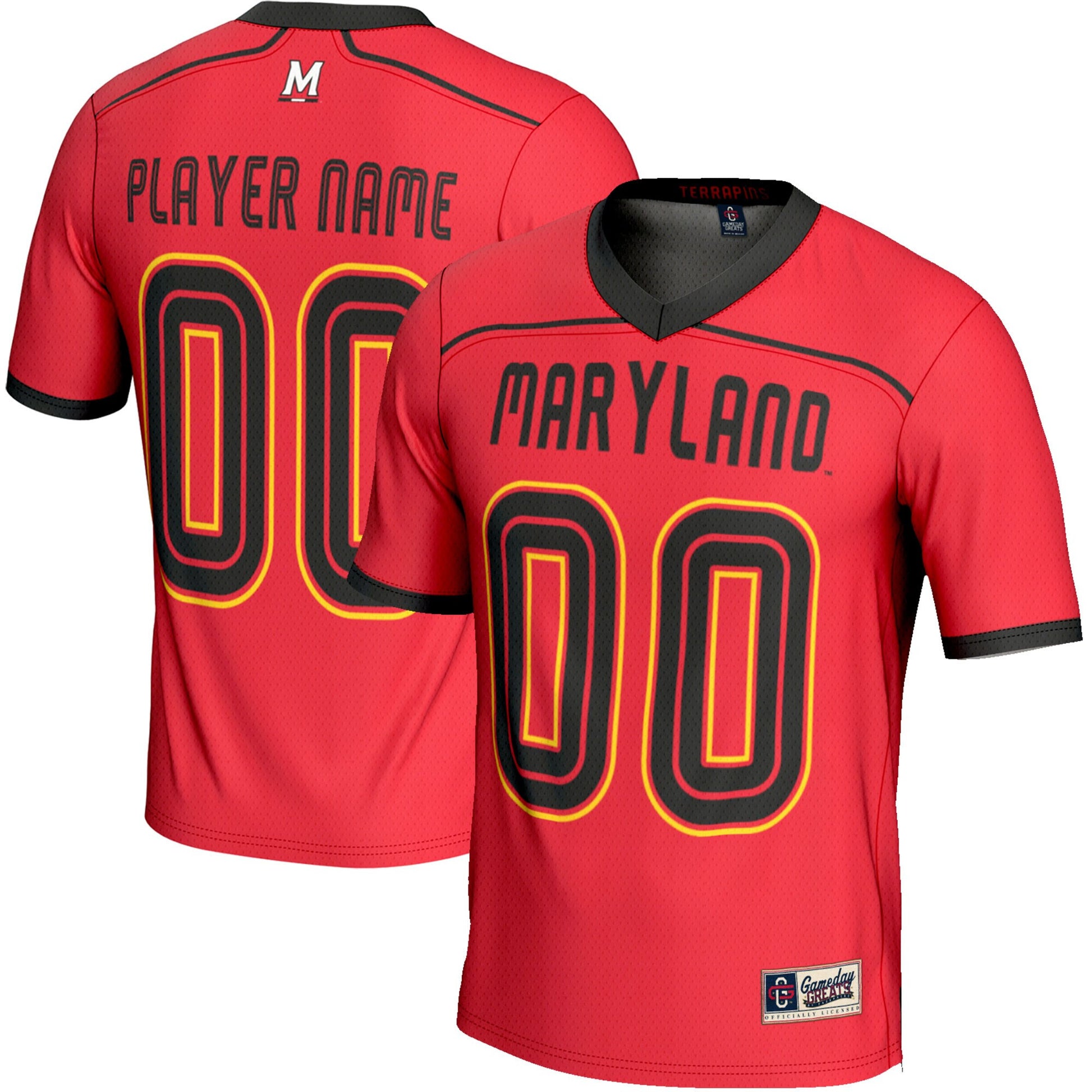Lacrosse Maryland Terrapins red jersey