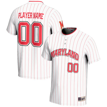 Softball Maryland Terrapins white jersey