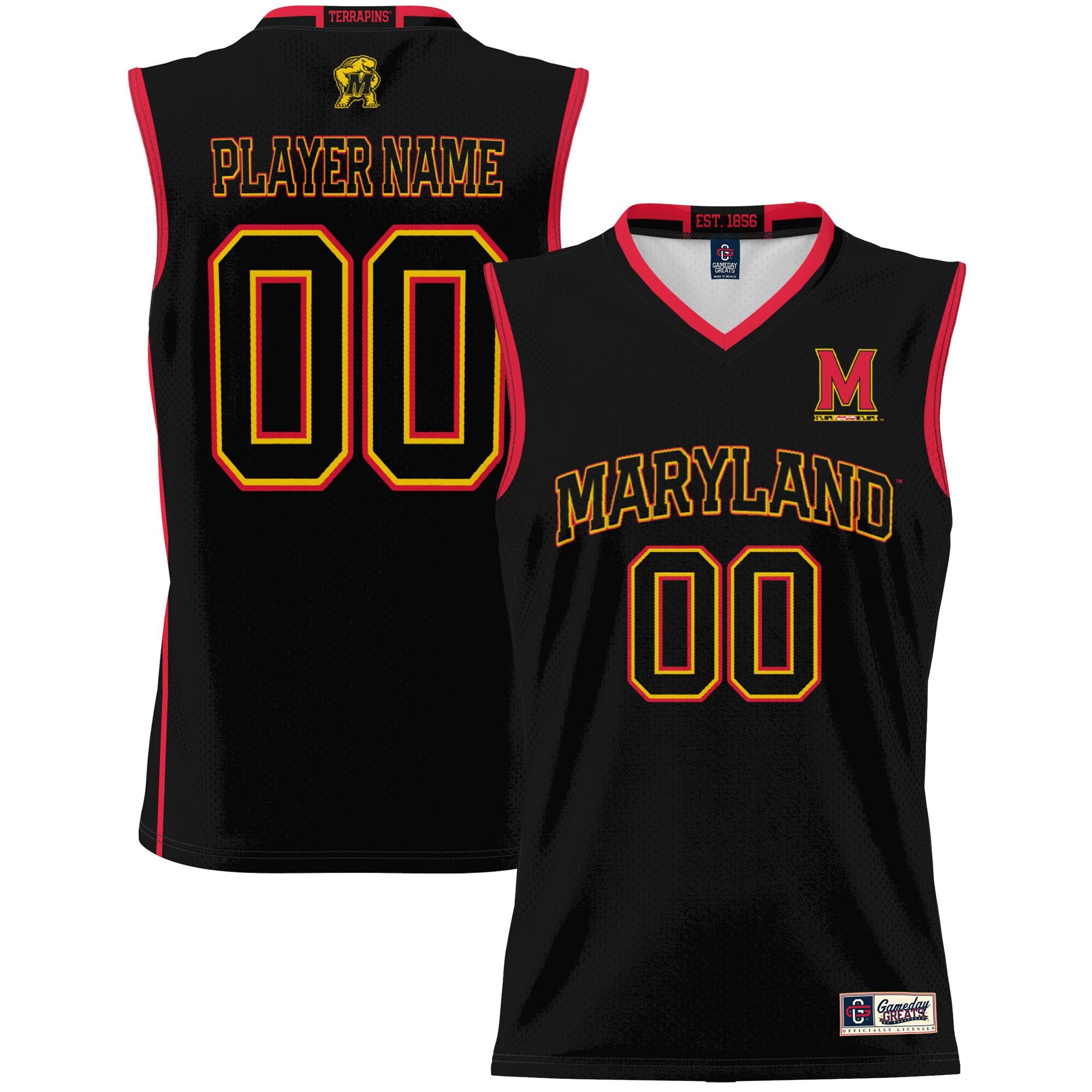 Maryland Terrapins black jersey