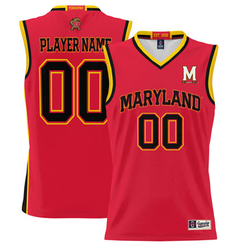 Maryland Terrapins red jersey