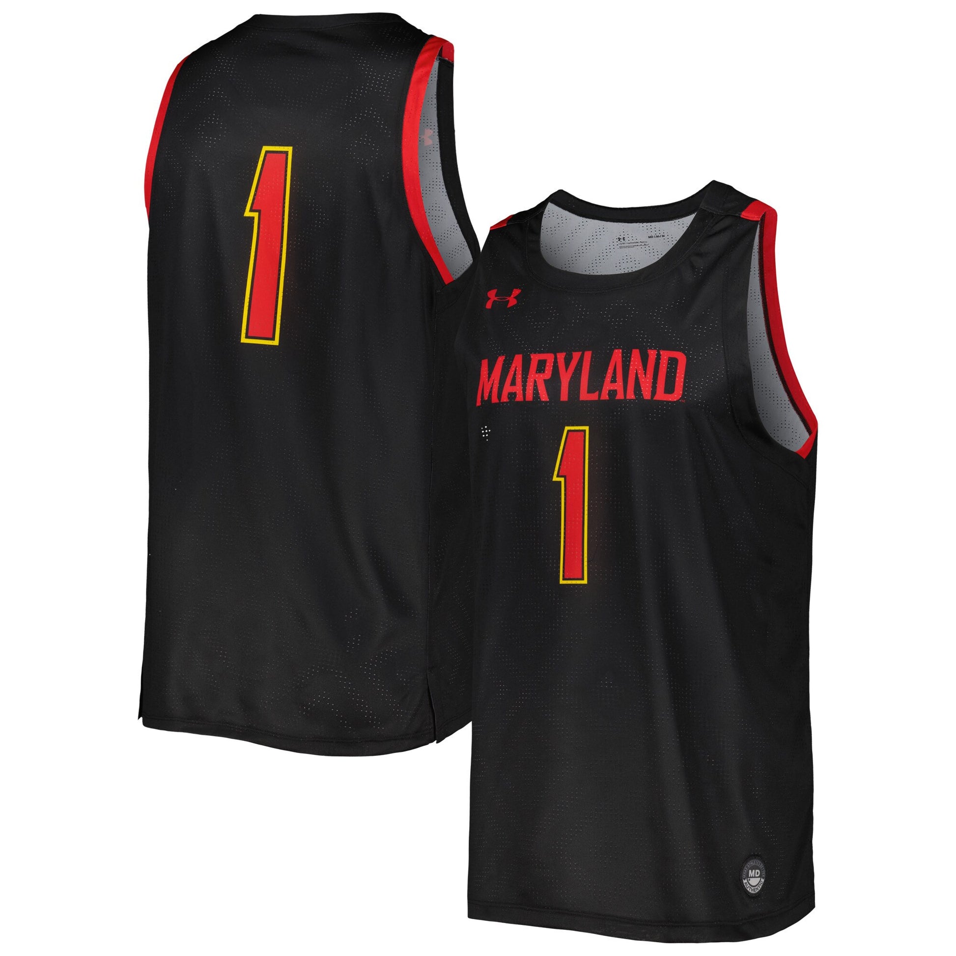 Under Armour Maryland Terrapins black jersey