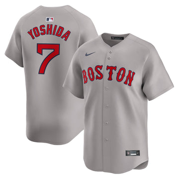 Masataka Yoshida Boston Red Sox gray Limited jersey