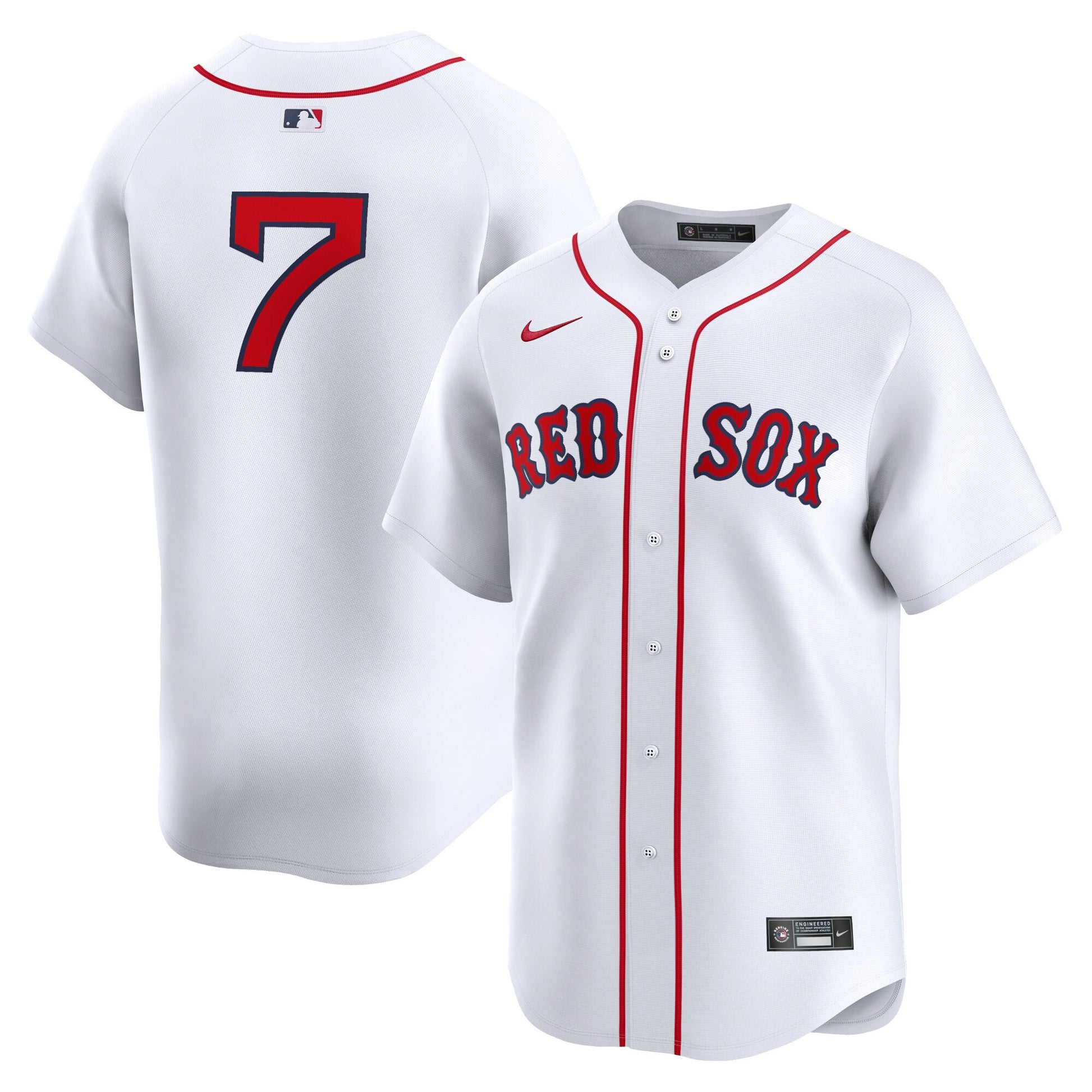 Masataka Yoshida Boston Red Sox white Limited jersey