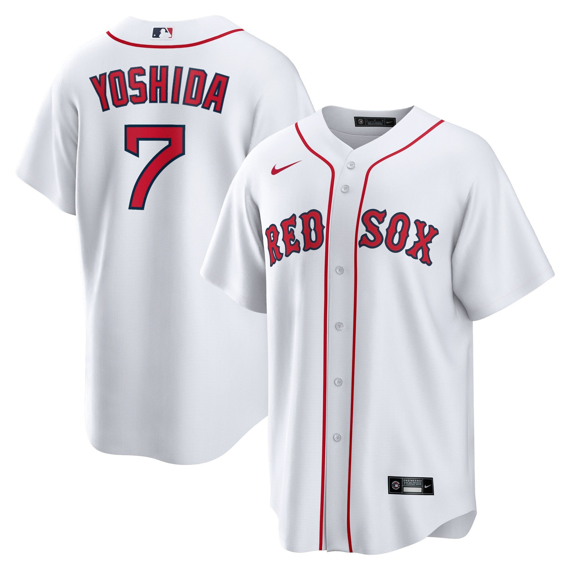 Masataka Yoshida Boston Red Sox white jersey