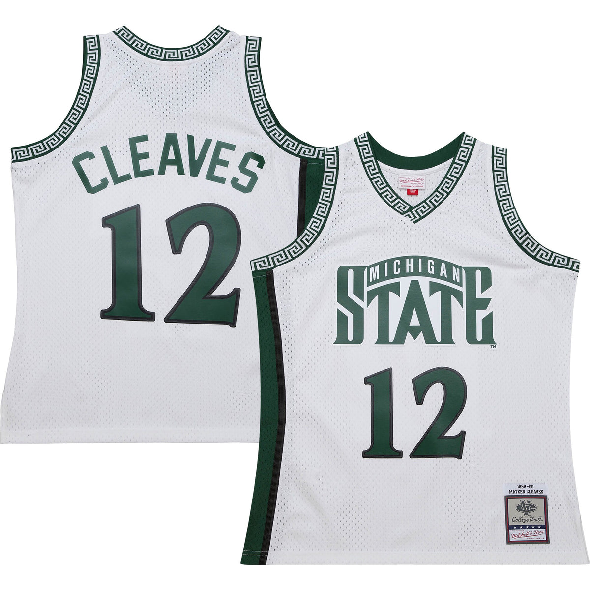Mateen Cleaves Michigan State Spartans white Throwback jersey