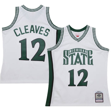 Mateen Cleaves Michigan State Spartans white Throwback jersey
