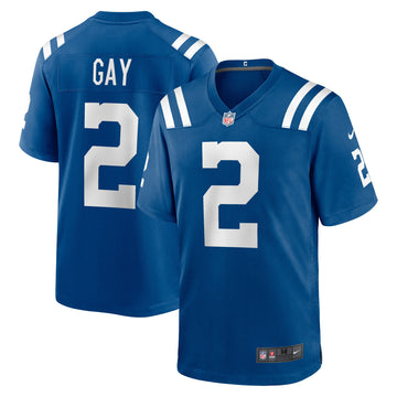 Matt Gay Indianapolis Colts royal Game jersey