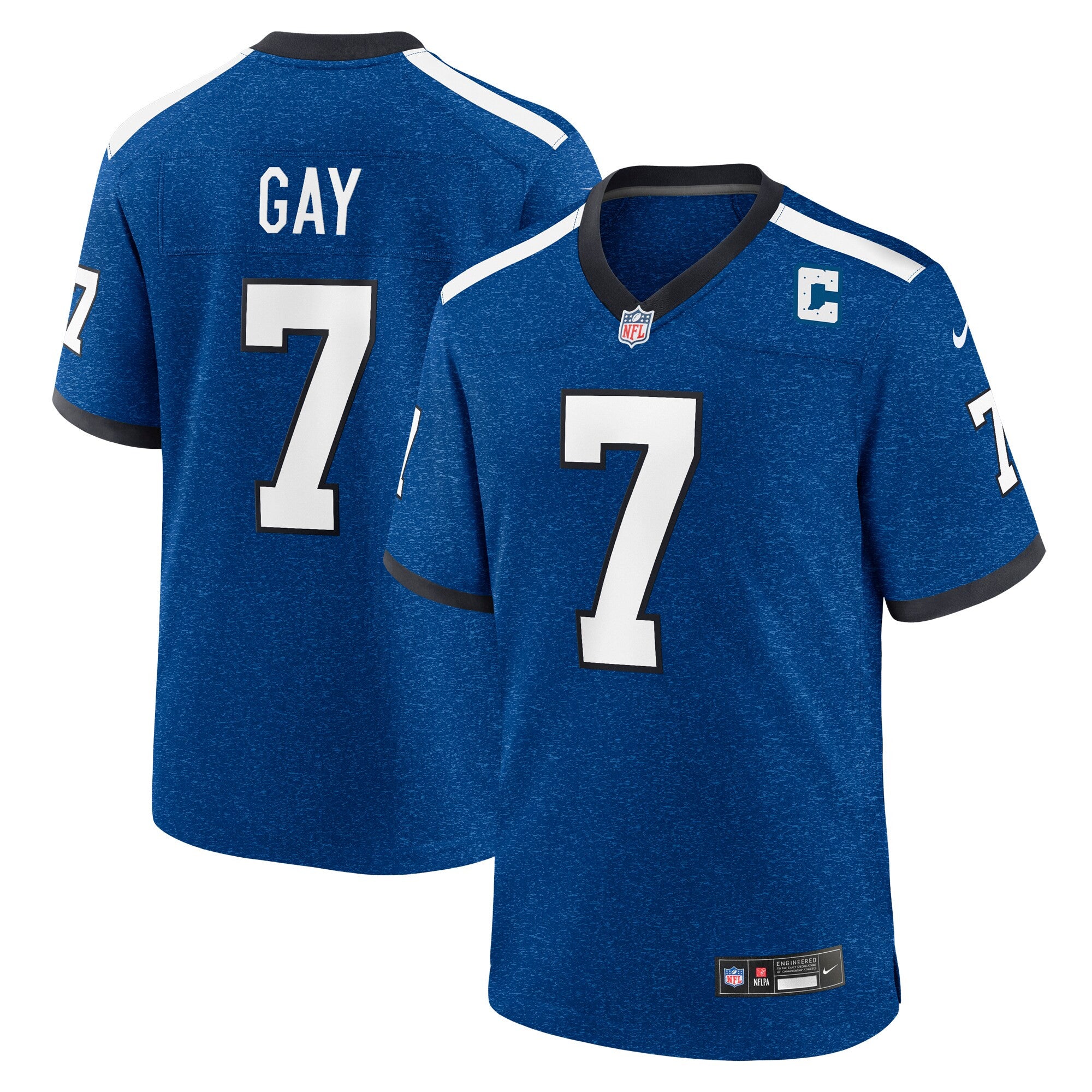 Matt Gay Indiana Nights Indianapolis Colts royal Alternate jersey