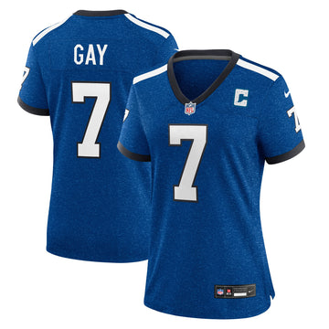Matt Gay Indiana Nights Indianapolis Colts royal Alternate jersey