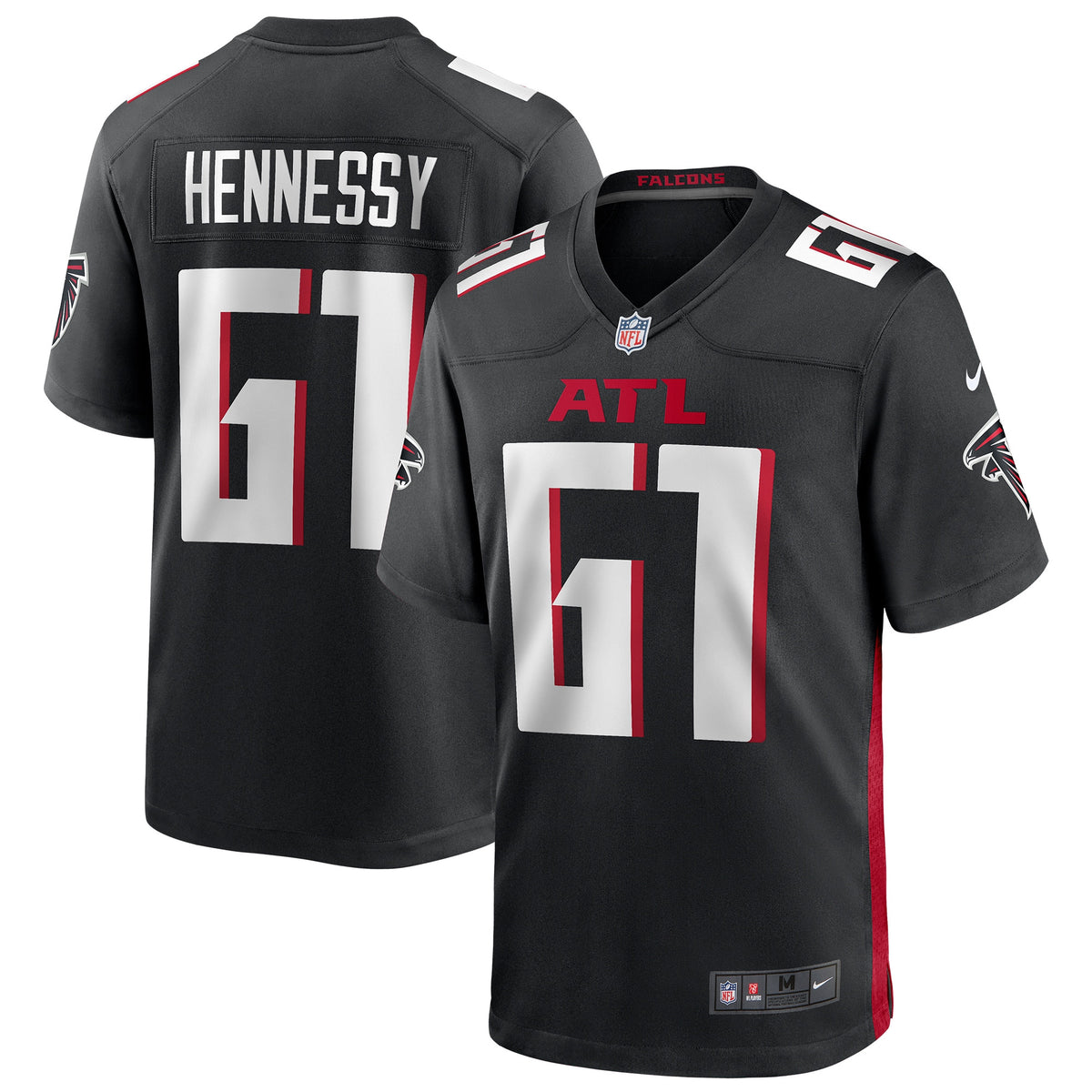 Matt Hennessy Atlanta Falcons black jersey