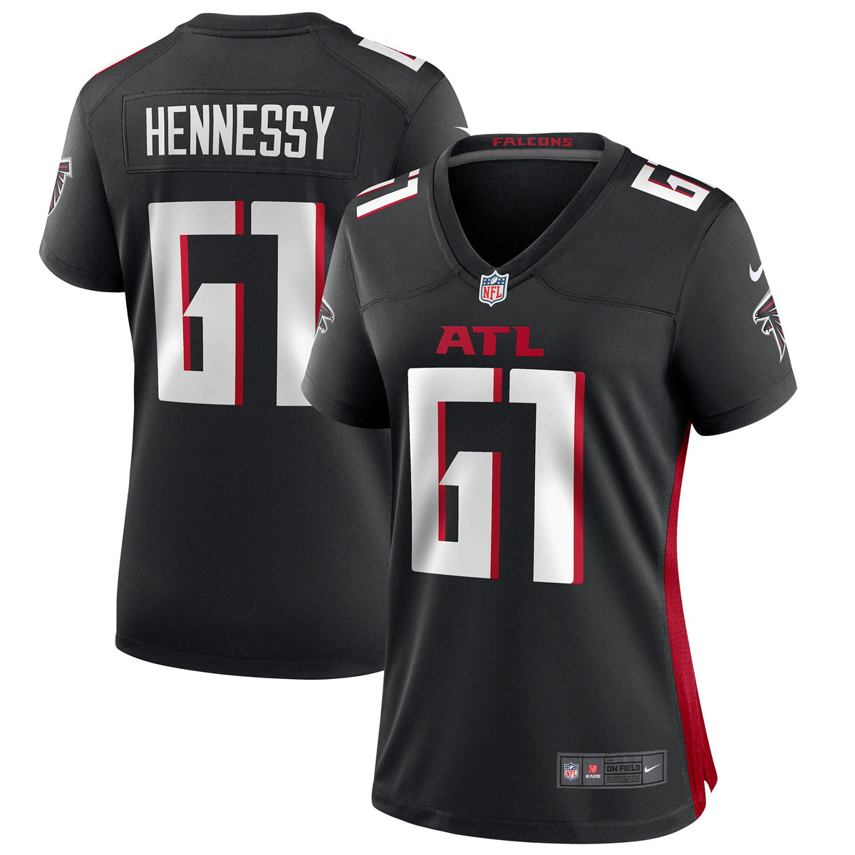Matt Hennessy Atlanta Falcons black jersey