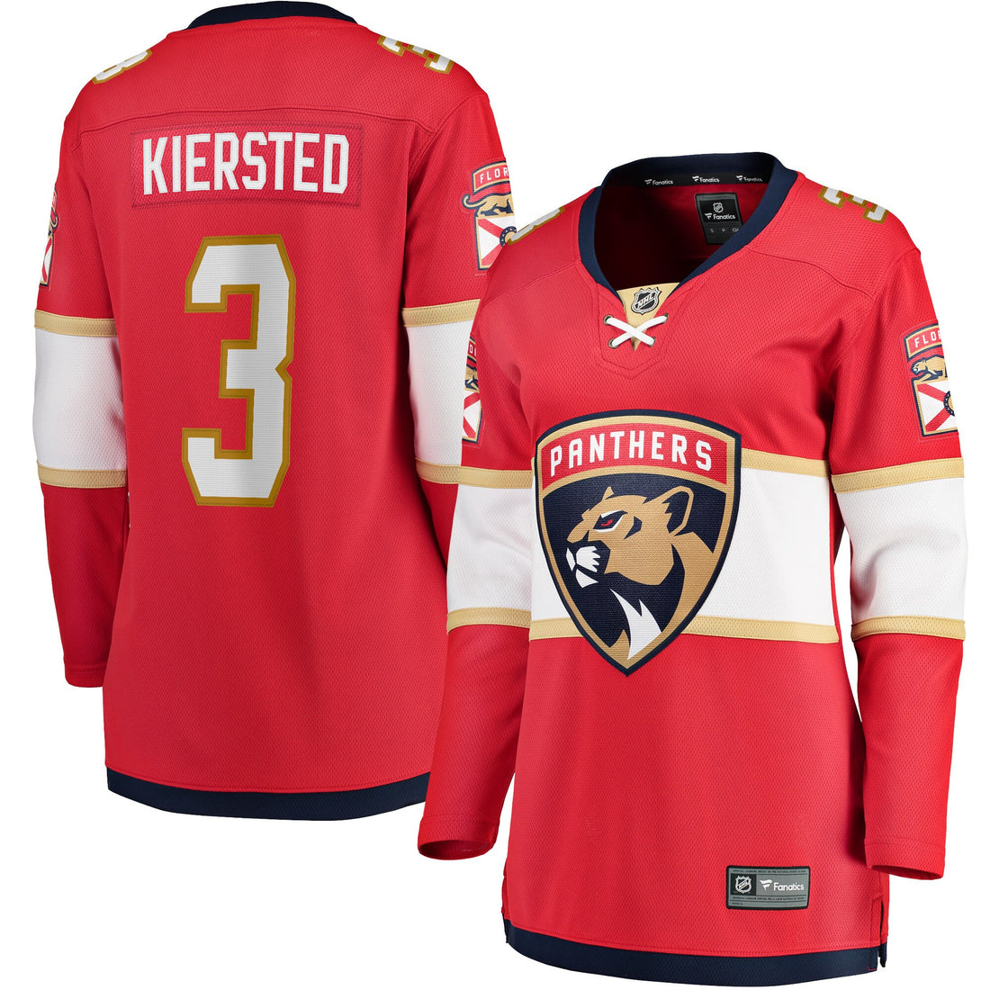 Matt Kiersted Florida Panthers red Home jersey