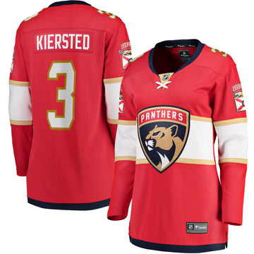 Matt Kiersted Florida Panthers red Home jersey