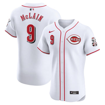 Matt Mclain Cincinnati Reds white Elite jersey