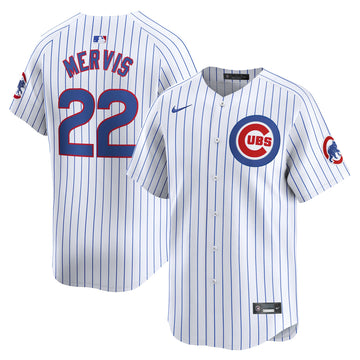 Matt Mervis Chicago Cubs white Limited jersey