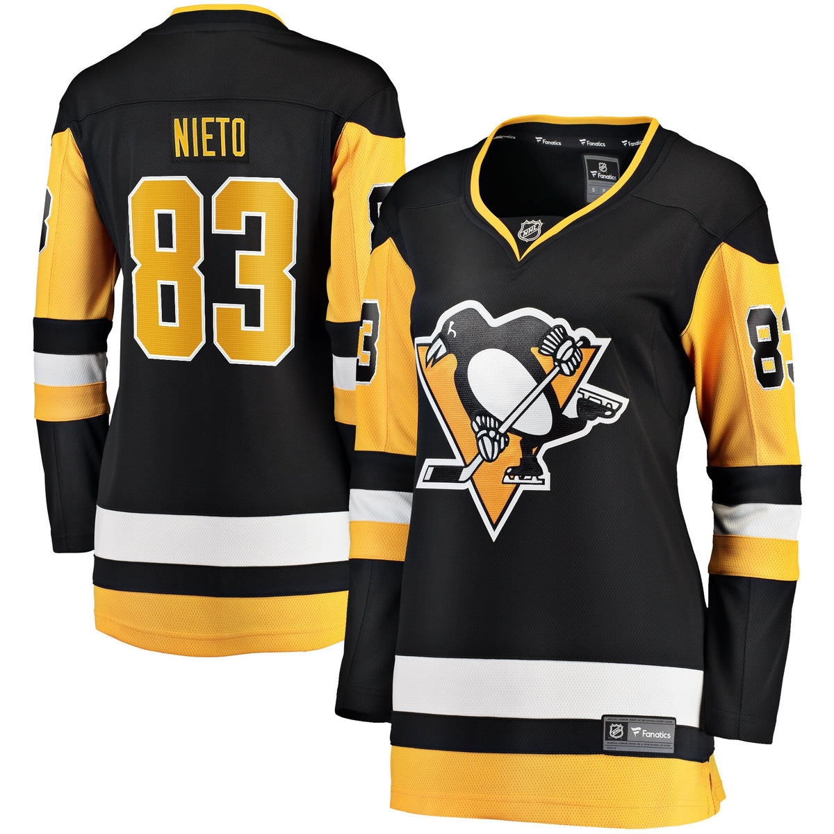 Matt Nieto Pittsburgh Penguins black Home jersey