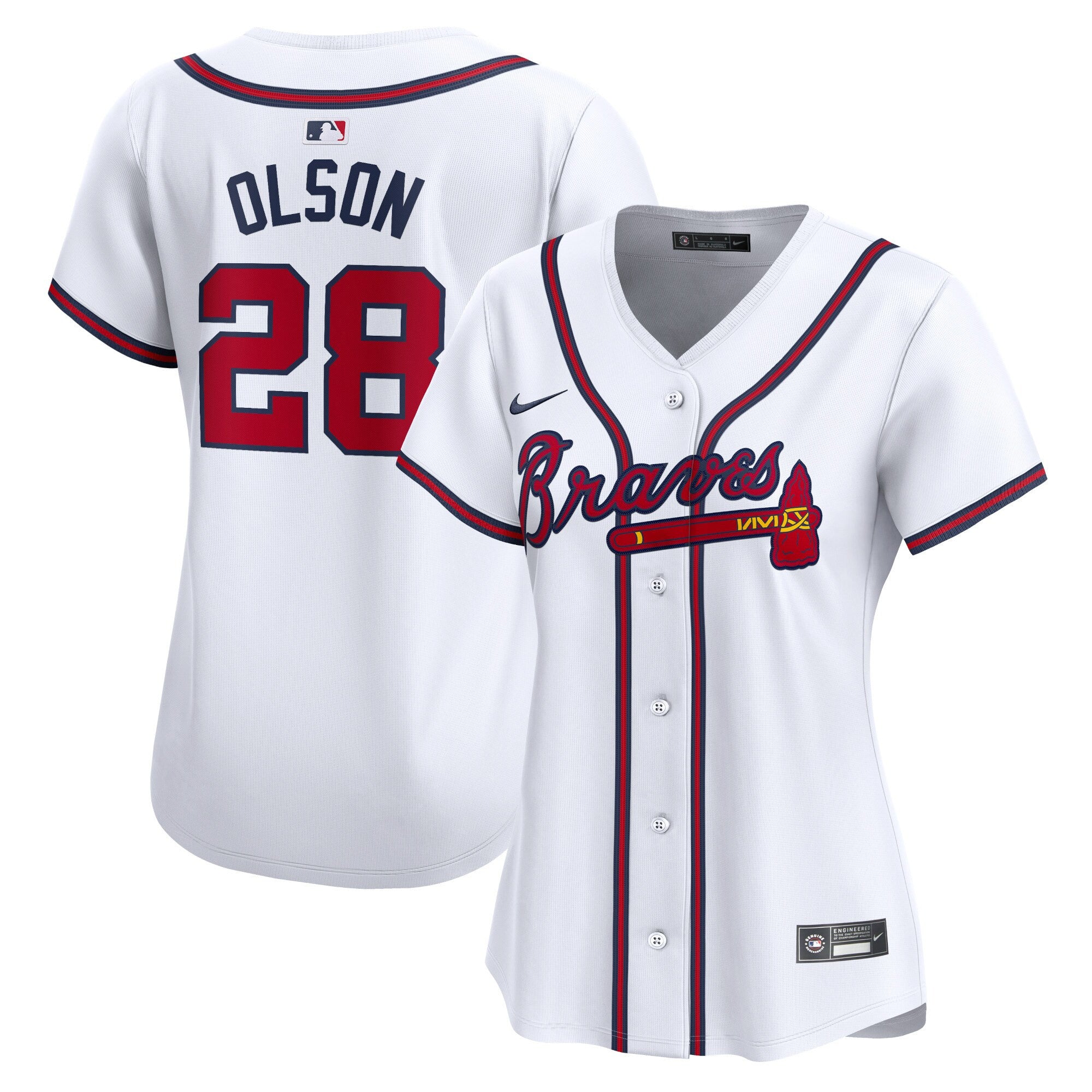 Matt Olson Atlanta Braves white Limited jersey