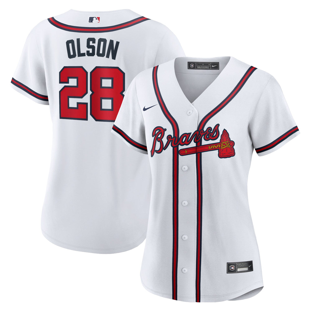 Matt Olson Atlanta Braves white Home jersey