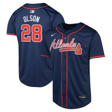 Matt Olson Atlanta Braves navy Limited jersey