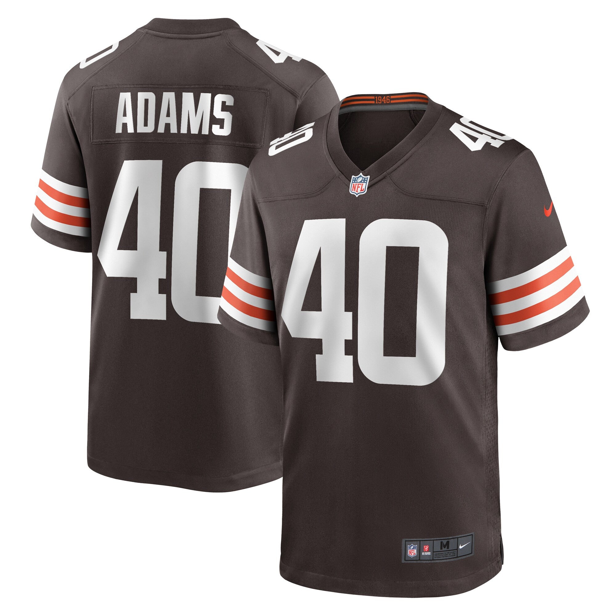 Matthew Adams Cleveland Browns brown Game jersey