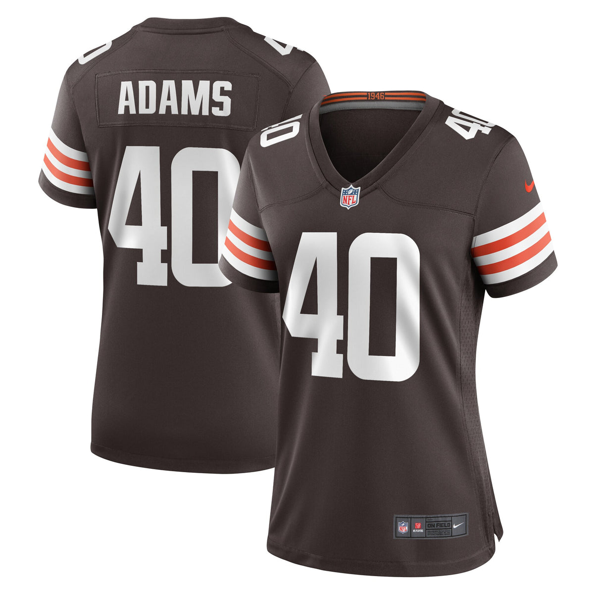 Matthew Adams Cleveland Browns brown jersey