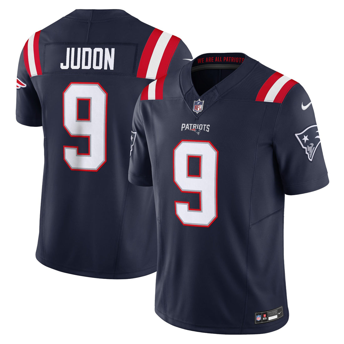 Matthew Judon New England Patriots navy Vapor jersey