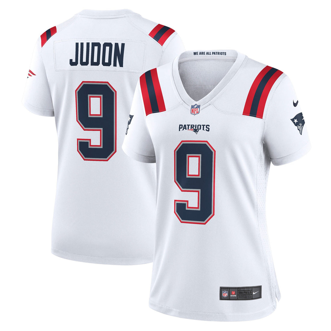 Matthew Judon New England Patriots white jersey