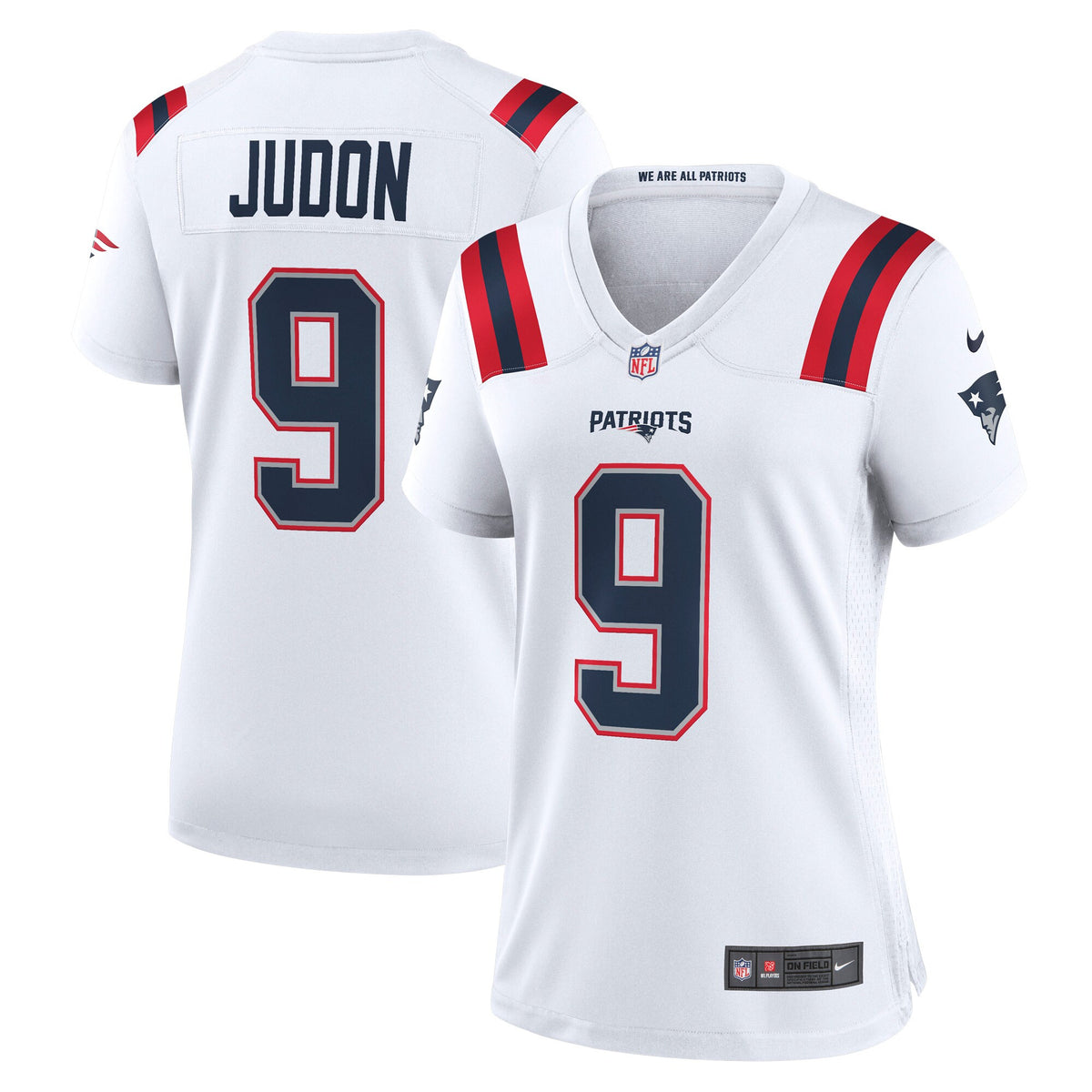 Matthew Judon New England Patriots white jersey