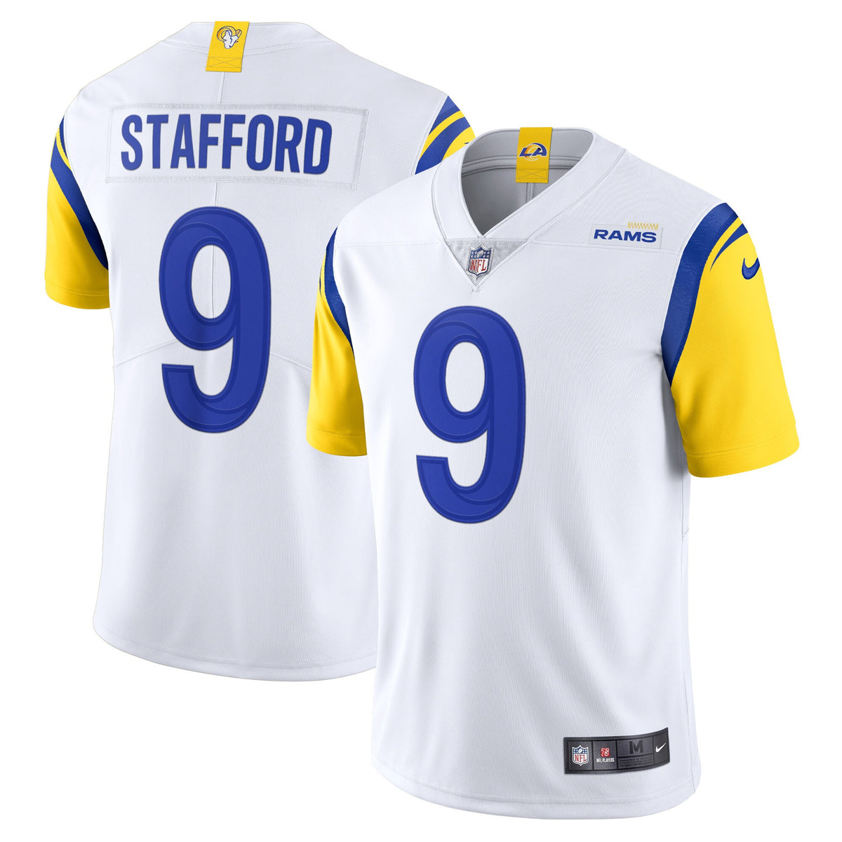 Matthew Stafford Los Angeles Rams white Vapor jersey