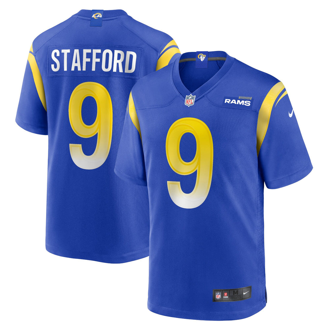 Matthew Stafford Los Angeles Rams royal jersey