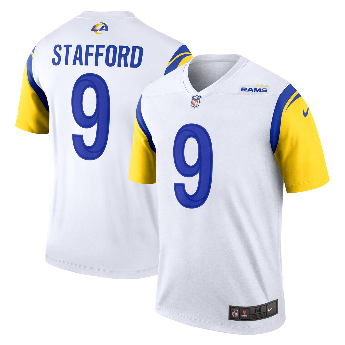 Matthew Stafford Los Angeles Rams white Legend jersey